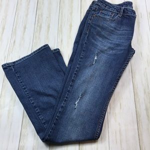 Firefly Distressed Bootcut Jeans Size 9